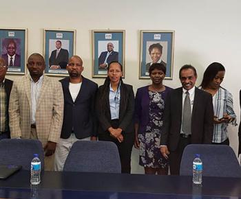 Council Members And Staff With The Botswana High Commissioner To Namibia Tshenolo Claurinah Modise 2